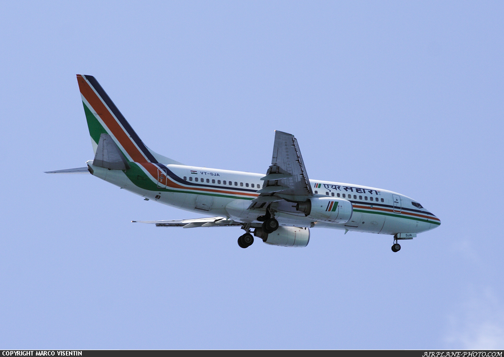 Photo Air Sahara Boeing 737-7BK