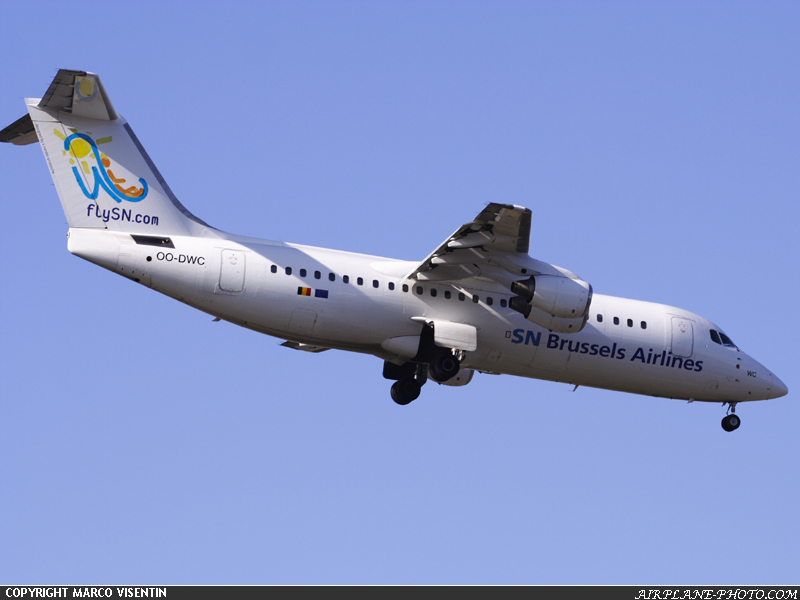 Photo SN Brussels Airlines BAE Systems Avro 146-RJ100