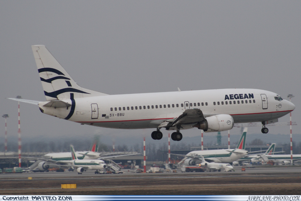 Photo Aegean Airlines Boeing 737-33A