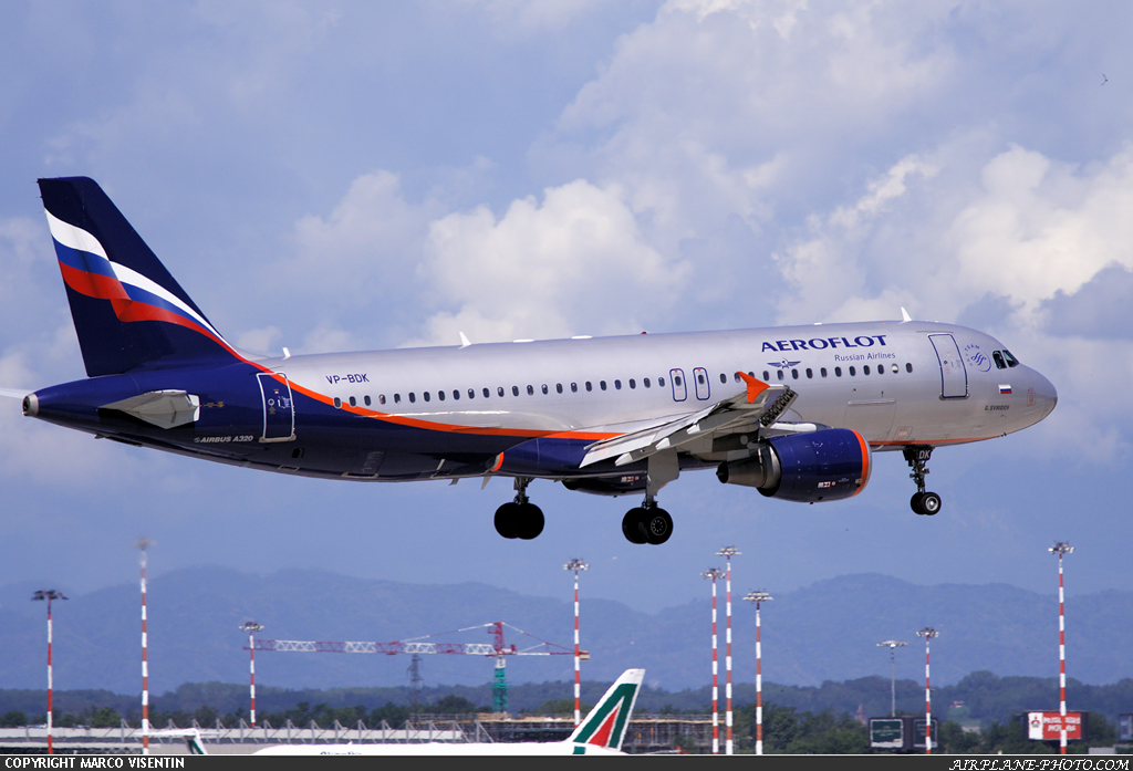 Photo Aeroflot Russian Airlines Airbus A320-214