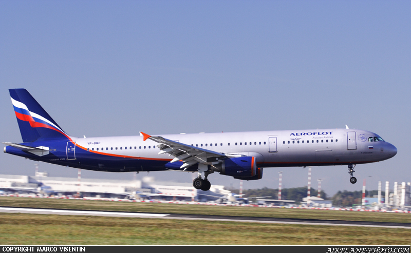 Photo Aeroflot Russian Airlines Airbus A321-211