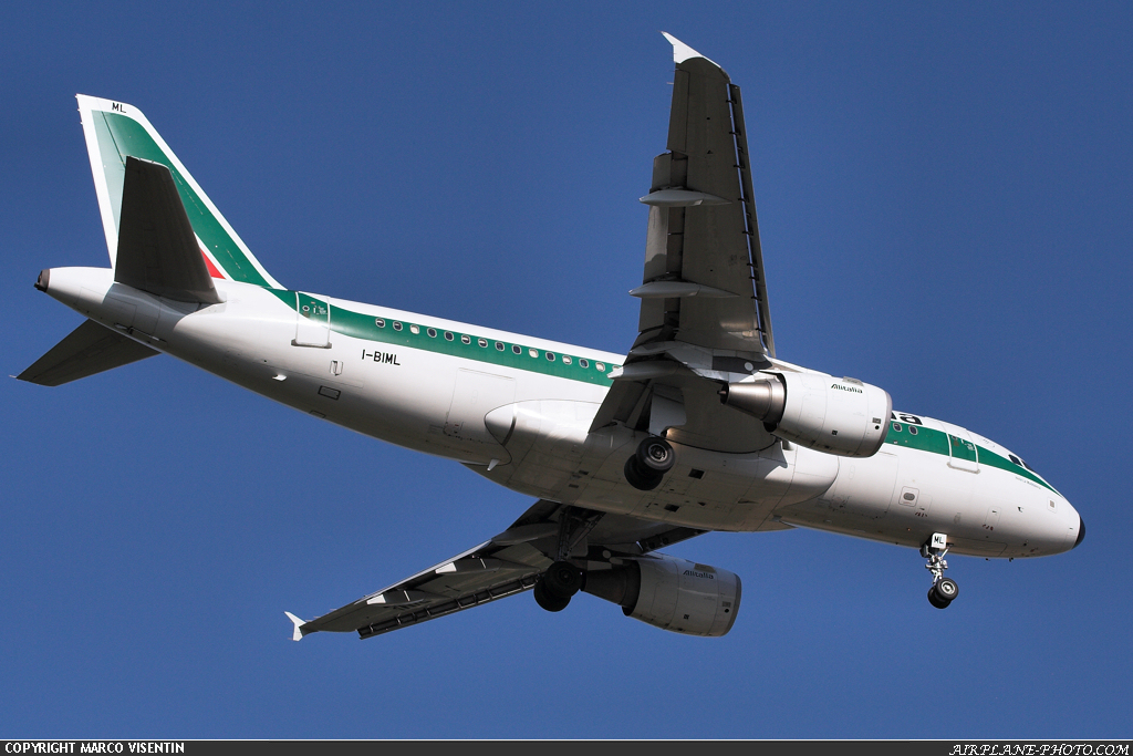 Photo Alitalia Airbus A319-112