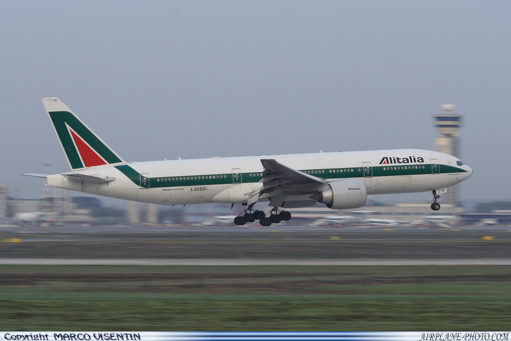 Photo Alitalia Boeing 777-243/ER