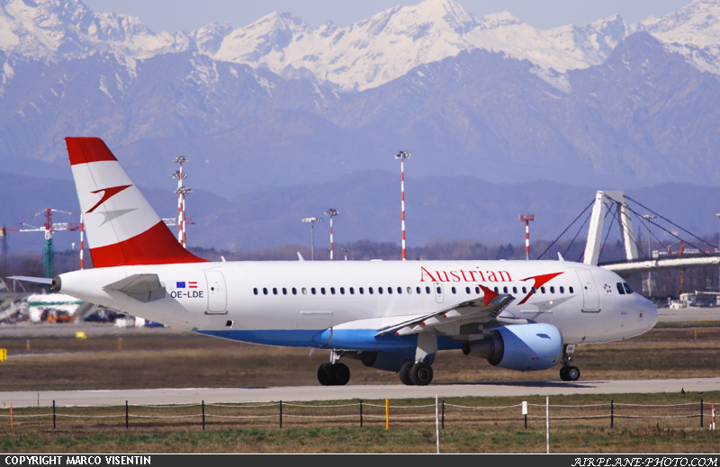 Photo Austrian Airlines Airbus A319-112