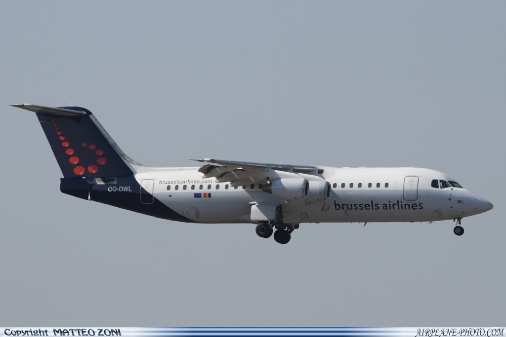 Photo Brussels Airlines British Aerospace Avro 146-RJ100 