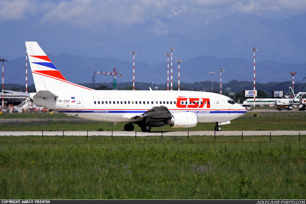 Photo CSA - Czech Airlines Boeing 737-55S