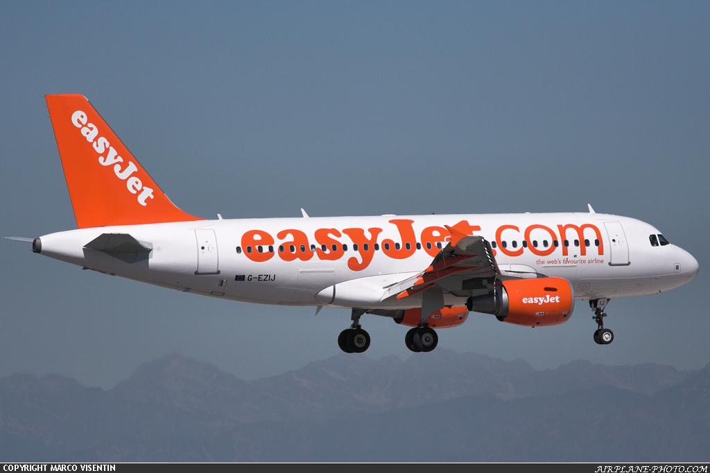 Photo EasyJet Airline Airbus A319-111