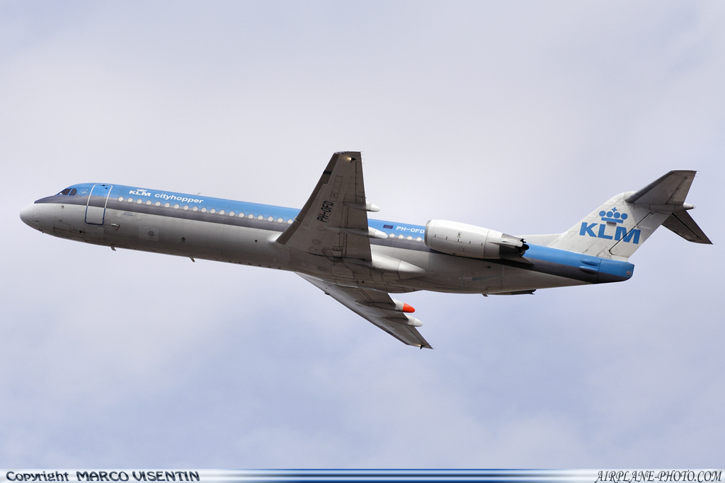 Photo KLM Cityhopper Fokker 100
