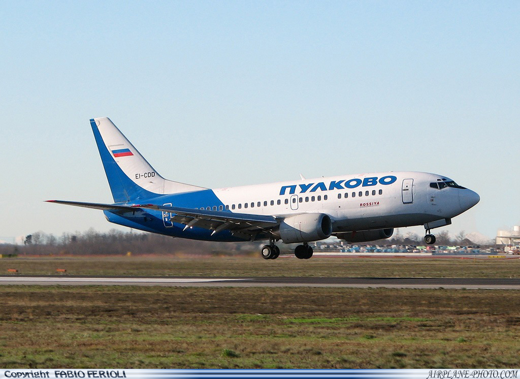 Photo Pulkovo Airlines Boeing 737-548