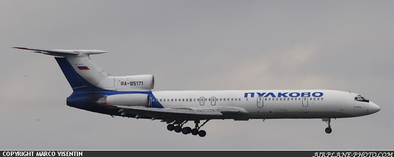 Photo Pulkovo Airlines Tupolev TU-154M