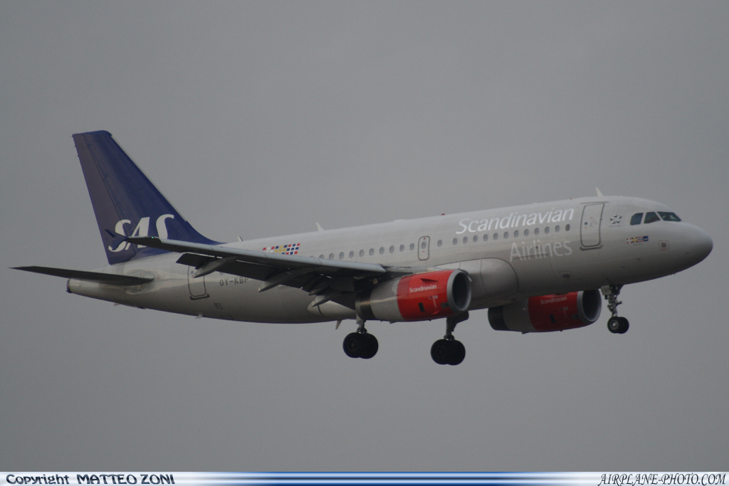 Photo Scandinavian Airlines - SAS Airbus A319-132