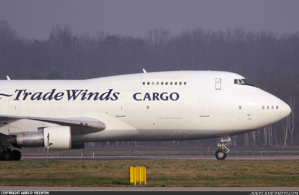 Photo Tradewinds Airlines Boeing 747-212B(SF)