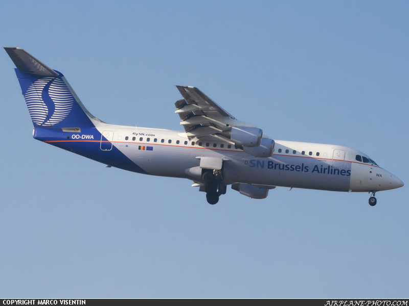 Photo SN Brussels Airlines BAE Systems Avro 146-RJ100