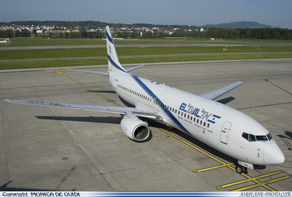 Photo El Al Israel Airlines Boeing 737-858