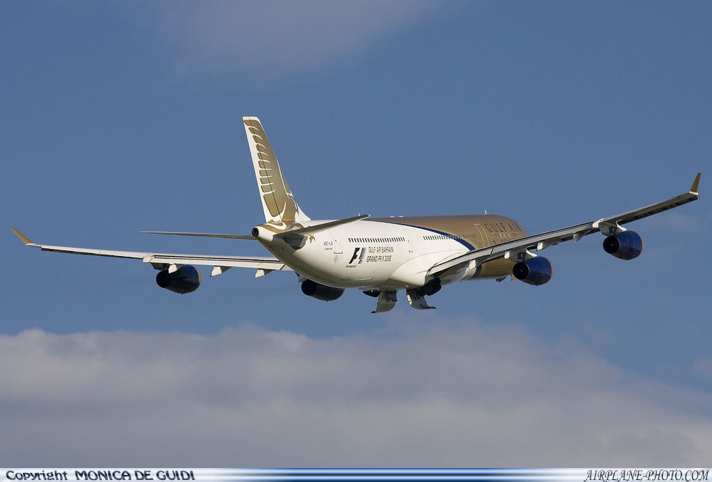 Photo Gulf Air Airbus A340-312
